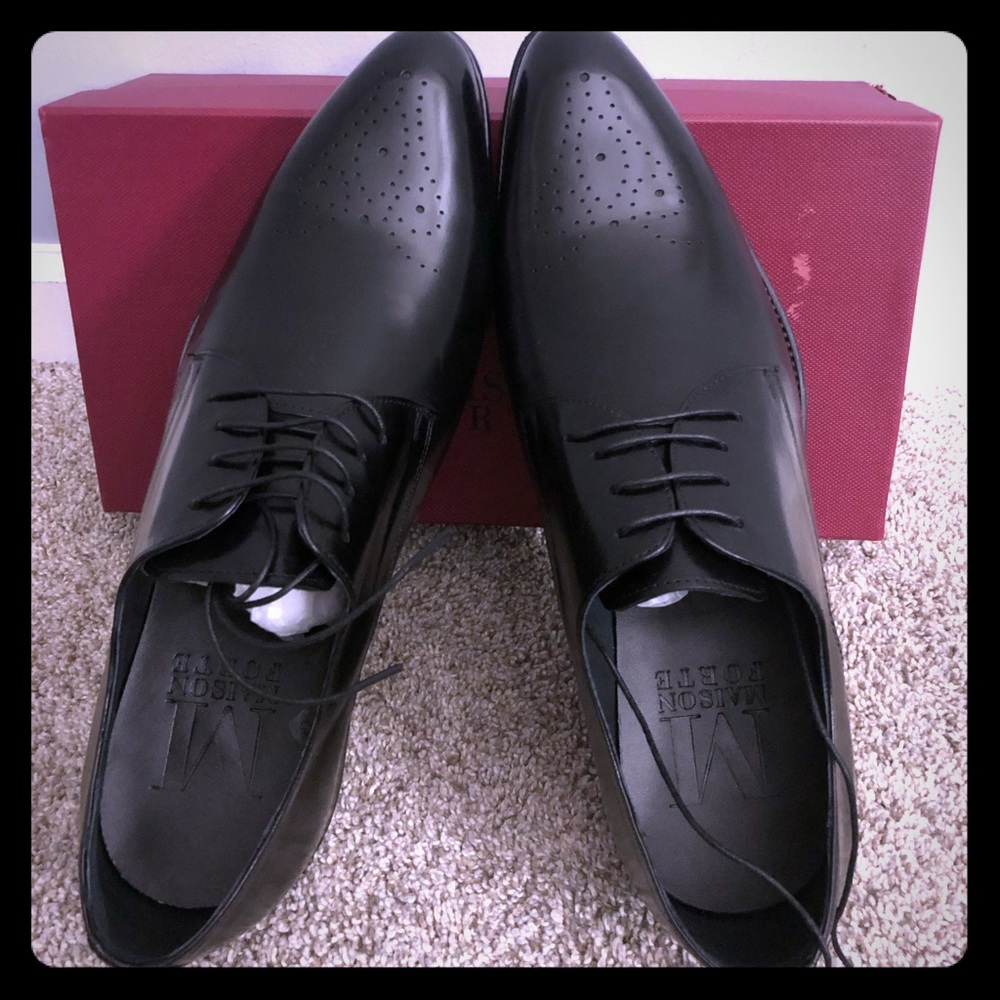 BRAND NEW MAISON FORTE Leather Oxford